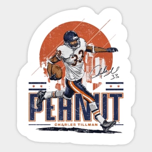 Charles Tillman Chicago Skyline Sticker